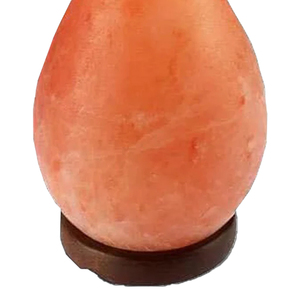 Lampe de sel de l'Himalaya en forme de larme, sculptée à la main, en sel rose naturel, fournisseur en gros du Pakistan - Product Image 5