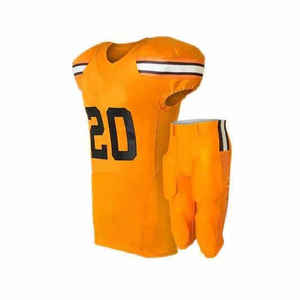 2025 personnalisé unisexe court maillots de Football américain respirant Polyester équipe uniformes adultes et jeunes grande taille ensembles en gros - Product Image 6
