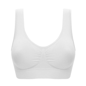 Sujetador deportivo Morado para mujer, Blanco nuevo, sin costuras, para Yoga, Fitness, gimnasio, ropa de talla grande, transpirable para adultos, sujetador de secado rápido sostenible, 2024 - Product Image 2