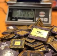 Processeur de rebut en céramique dorée 6 cœurs pour AM4 1,9 GHz avec cache L3, recyclage de déchets électroniques de bureau, nouvelle vente