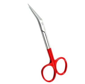 Ciseaux chirurgicaux incurvés en acier inoxydable de haute qualité de 12 cm, micro-ciseaux irisés, ciseaux dentelés, instruments chirurgicaux manuels - Product Image 1