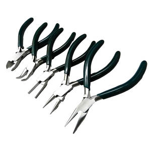 Pinces de fabrication de bijoux en acier inoxydable de haute qualité à faible quantité minimale de commande Kit de pinces à bijoux d'approvisionnement direct d'usine - Product Image 2