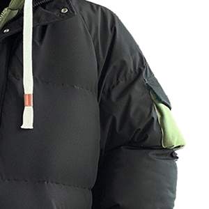 Doudoune brillante à la mode pour hommes Activités d'hiver isolées épaisses Veste d'extérieur brillante - Product Image 3