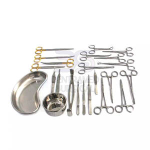 Ensemble d'instruments de gynécologie manuelle de couleur personnalisée de haute qualité Instruments de base chirurgicaux en acier inoxydable DENTRAMED DS-301 SURGICAL - Product Image 1