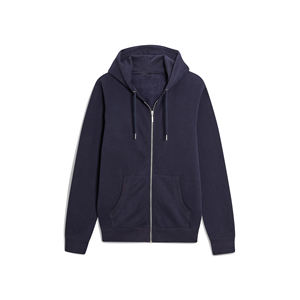 Sudadera con Capucha Unisex Nueva de Invierno 2025, Sudadera Informal de Calle con Cremallera, Chaqueta de Forro Polar Lisa Teñida de Poliéster/Algodón - Product Image 1