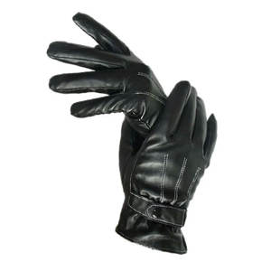 Gants en cuir écologiques respirants décontractés d'hiver vintage pour femmes à prix abordable - Vêtements de vélo à bas prix - Product Image 5
