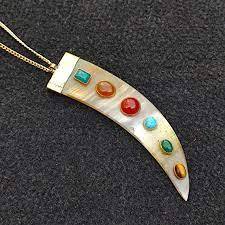 Collier élégant pendentif en corne pour un look quotidien décontracté avec une forme géométrique moderne au prix le plus bas Par HF CRAFTS - Product Image 6