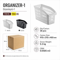 Panier de rangement rectangulaire ventilé et empilable en PP écologique avec poignée, blanc, pour réfrigérateur et garde-manger Afossa
