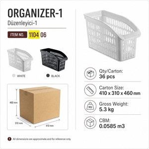 Ventilated Eco-Friendly Stackable PP Rectangle <b>Plastic</b> Refrigerator Organizer <b>Basket</b> with Handle for Fridge Pantry Food Storage - Product Image 4