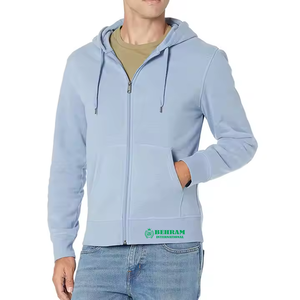 Logo personnalisé hiver sweats à capuche imprimé pull oversize pull Street Wear nouveau style hommes mode fermeture éclair sweats à capuche hommes - Product Image 2