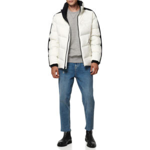 Veste bouffante zippée à logo personnalisé pour hommes Vestes à bulles d'hiver de haute qualité avec style de rue à vendre - Product Image 6