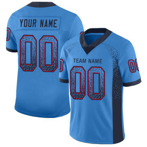 Maillot de football américain de meilleur style fait sur mesure en polyester uniforme uni coupe régulière maillot de qualité supérieure - Product Image 2