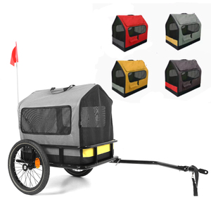 Remolque Plegable para Bicicleta para Mascotas, Carrito para Perros, Remolque para Viajes al Aire Libre, Carrito de Arrastre Ligero y Duradero - Product Image 2