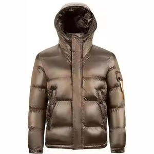 Veste matelassée pour homme personnalisée, taille plus, 12 couleurs, hiver, épaisse, chaude, logo personnalisé, vêtements à bulles, livraison DDP - Product Image 5