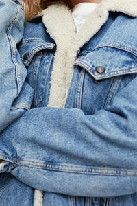 Nueva chaqueta vaquera de algodón con estampado de moda hecha en fábrica para hombre, chaqueta vaquera de invierno de tamaño personalizado - Product Image 5