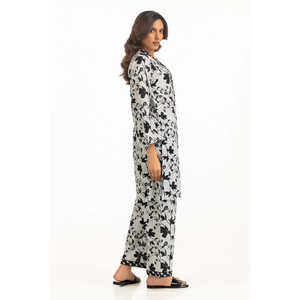 Conjunto Casual de Algodón con Estampado de Rayas Verticales IPST-44468, Conjunto de 2 Piezas, Tres Cuartos, para Primavera/Verano, Disponible en Tallas XS y XXS - Product Image 2