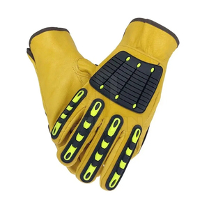 Gants durables personnalisables de mécanicien pour l'usage industriel et des véhicules à moteur antiglissement et coupe résistants - Product Image 3