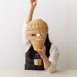 Décor de vacances de Noël ballons à air chaud en rotin suspendus ballon en osier meilleur prix d'usine - Product Image 5