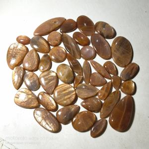 Piedras Preciosas Sueltas de Piedra Solar Naranja Natural de Alta Calidad a Precio de Mayoreo, Forma Mixta, Cabujón, Piedras Preciosas KHUSHI para Hacer Collares - Product Image 5