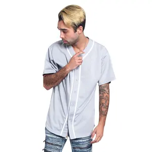 À prix compétitif vente en gros vêtements de sport personnalisés avec sublimation pour hommes maillot de baseball nouveau design très vendu chemise de baseball