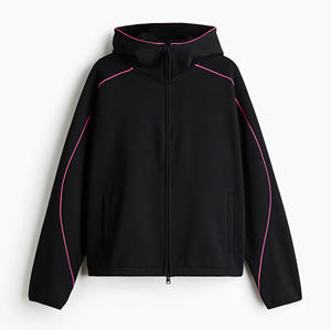 Prix d'usine – Sweat à capuche zippé coupe classique en molleton bouclette épais (410 g/m²) en Spandex/Polyester, écologique et coupe-vent pour l'hiver - Product Image 6