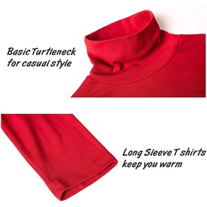 High Quality Casual <b>Turtle</b> & High <b>Neck</b> T Shirt for <b>Men</b> - Product Image 4