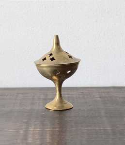 Wedding Christmas Decor Brass <b>Incense</b> Burner Cross On Top Church Supplies Luxury Censer Smells Diffuser OEM Support - Product Image 6