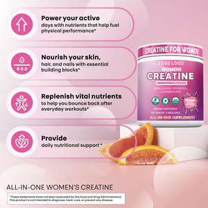 Creatina Monohidrato en Polvo al por Mayor, Suplemento Pre-Entrenamiento con Péptidos de Colágeno, Crecimiento Muscular, Mejora del Rendimiento - Product Image 3