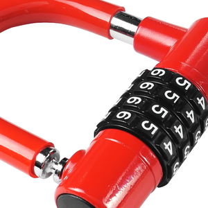 Fácil de usar y operar, este candado multifunción patentado cuenta con un código de bloqueo de 4 dígitos y se puede emparejar con una cadena. - Product Image 4