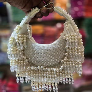 Indian Handmade Embroidery Potli Pouch for <b>Bridesmaids</b> Wedding Return Gift <b>Clutch</b> <b>Bag</b> Bulk Suppliers - Product Image 1