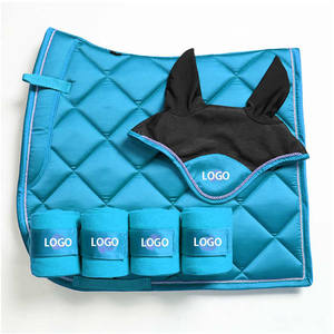 2025 Juego de almohadillas de sillín de doma acolchadas personalizadas Turquesa Matchy - Product Image 1