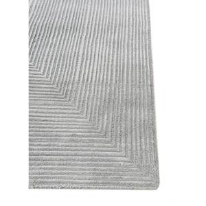 Alfombra Azul Azalea Anudada a Mano de Lana y Seda de Bambú con Patrón Geométrico y Abstracto para el Hogar o la Habitación de Adolescentes Modelo Aiwb-3084 - Product Image 4