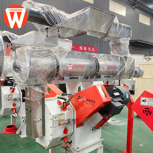 Henan Supply Nouvelle machine de traitement de granulés d'aliments pour poulets à moteur électrique pour fermes avicoles et machines de traitement d'aliments pour bétail - Product Image 1