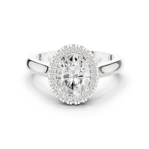 10K <b>Adjustable</b> <b>Silver</b> <b>Ring</b> with Crystal Stone Fashion Jewelry - Product Image 3