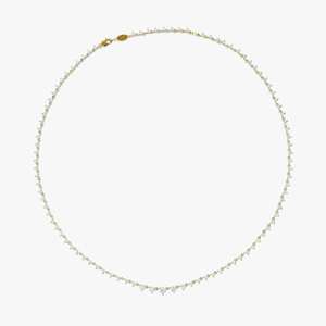 Élégant et luxueux collier de tennis en diamant, un accessoire éblouissant en pierres précieuses - Product Image 3