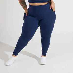 High Waist Woman's Gym Scrunch Butt Seamless Yoga <b>Legging</b> <b>with</b> <b>Pocket</b> Solid Pattern Workout Sports Tight Pants Factory Direct - Product Image 3