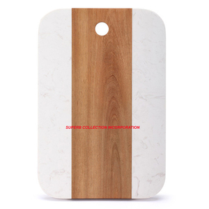 Tabla de cortar en forma de corazón Tabla de cortar hecha a mano Tabla de cortar ecológica - Product Image 5