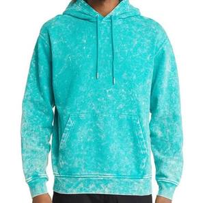 Sweats à capuche organiques personnalisés délavés à l'acide pour hommes 100% coton solide Basics pour l'hiver Tailles XL à 6XL Meilleur prix avec logo sur le devant - Product Image 5