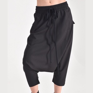 Drawstring Elastic Waist Harem <b>Pants</b> Winter Fleece Sports <b>Pants</b> Women Casual Sweatpants Loose Fit Workout Customized Harem <b>Pants</b> - Product Image 2