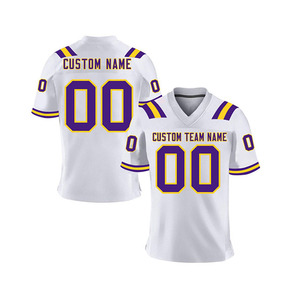 Nouveau design de maillot de football américain personnalisé vente en gros de vêtements d'équipe de sport taille adulte maillot de football américain pour hommes - Product Image 2