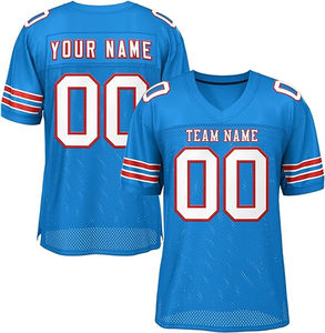 ชุดฟุตบอลสำหรับผู้ชายสไตล์อเมริกันระบายอากาศได้ดีดีไซน์ใหม่ออกแบบได้ตามที่ต้องการ - Product Image 2