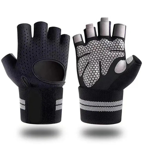 Customized Logo Fitness Workout Gloves Wholesale Spandex Material Men and Women Gym <b>Weight</b> Lifting Gloves - Product Image 1