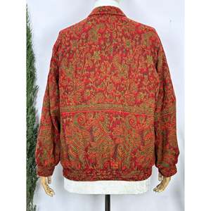 Handmade Yak Wool Bolero Floral Paisley Jacket <b>Belt</b> Closure Warm Casual <b>Boho</b> Style for Winter Season Available Short Long - Product Image 3