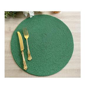 Nouveau Set de Table Brodé à la Main, Vintage, Perlé, Écologique, de Haute Qualité – Idéal pour Mariage, Maison et Cuisine – Le Plus Attrayant - Product Image 1