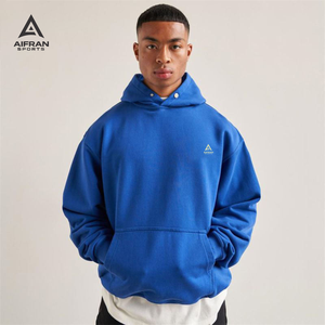 Sudadera con Capucha AIFRAN Multicolor, Gruesa, de 400 g/m², para Hombre, Hombros Caídos, Corte Cuadrado, Lisa, Estilo Urbano, Personalizable, Tech Pack - Product Image 3
