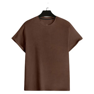 Nouveaux t-shirts pour hommes de style oversize, thermiques, couleur unie, résistants, personnalisables, blancs, à col rond, meilleurs modèles de t-shirts pour hommes en vente - Product Image 1