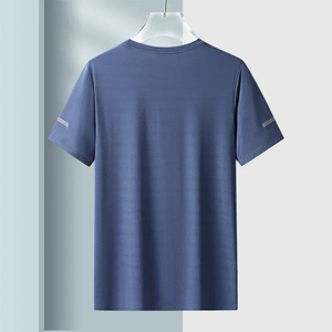 เสื้อยืดแขนสั้นผู้ชายทรงลำลอง-ผ้าฝ้าย 100% และโพลีเอสเตอร์/ผ้าฝ้าย ระบายอากาศได้ดี - Product Image 2
