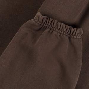 Automne hiver femmes sport pantalons de survêtement velours côtelé tissu taille moyenne couleur coupe ample pantalon décontracté Yoga Gym Plus polaire jambe ceinture - Product Image 4