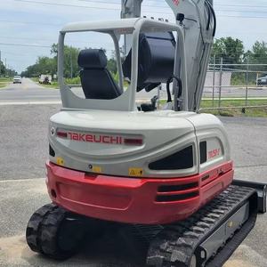 Excavadora Mini Usada Original Takeuchi TB260 de 6 Toneladas, Oruga, Duradera, con Motor Hidráulico Yunnei de 35kw de Potencia y Bajo Ruido, Venta al por Mayor desde Japón - Product Image 6