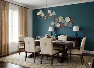 Grande décoration murale en métal Plaque ronde personnalisée Tenture murale pour la décoration moderne de la maison et du salon - Product Image 4